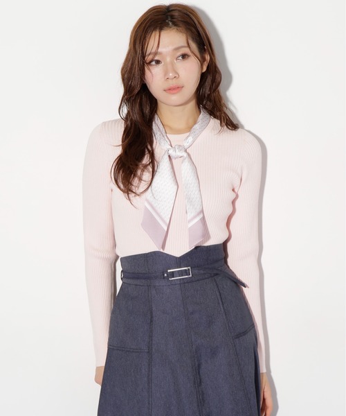 美品☆JILL STUART♡チェック柄　長袖シャツ　胸元リボン　ウール混　S 美品☆JILL STUART♡チェック柄長袖シャツ胸元リボンウール混S