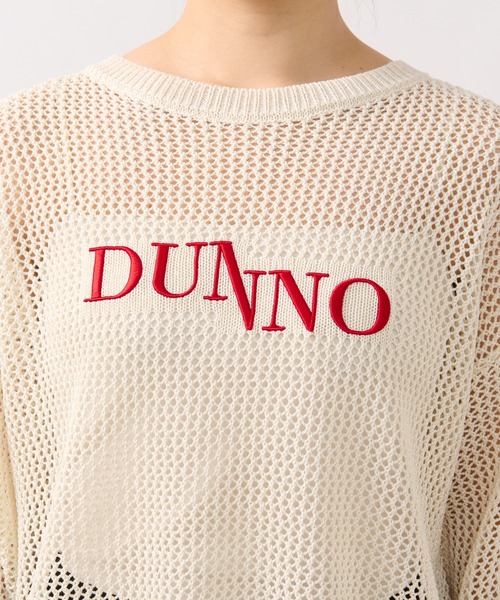 un dix cors（アンディコール）の「前後2WAYメッシュラメロゴニット（ニット/セーター・レディース・アイボリー/イエロー系その他/チャコールグレー・FREE）」の17枚目の写真