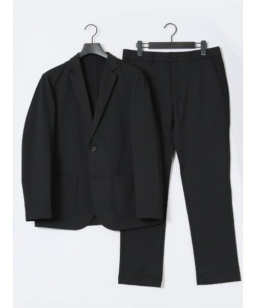 TAKA-Q（タカキュー）の「【ストレッチ ウォッシャブル】タカキュー クロスストレッチ テーパードパンツ(セットアップ可能)（その他パンツ・メンズ・ネイビー/ブラック・MEDIUM/LARGE/X-LARGE/S）」の13枚目の写真