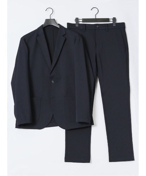 TAKA-Q（タカキュー）の「【ストレッチ ウォッシャブル】タカキュー クロスストレッチ テーパードパンツ(セットアップ可能)（その他パンツ・メンズ・ネイビー/ブラック・MEDIUM/LARGE/X-LARGE/S）」の18枚目の写真