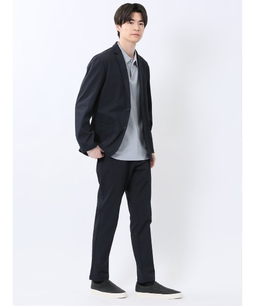 TAKA-Q（タカキュー）の「【ストレッチ ウォッシャブル】タカキュー クロスストレッチ テーパードパンツ(セットアップ可能)（その他パンツ・メンズ・ネイビー/ブラック・MEDIUM/LARGE/X-LARGE/S）」の12枚目の写真