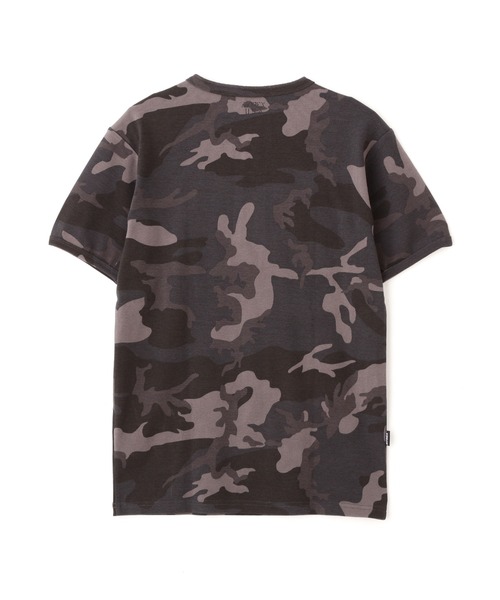 AVIREX（アヴィレックス）の「《DAILY/デイリー》RIB SHORT SLEEVE HENLEY NECK T-SHIRT "CAMOUFLAGE" / リブ ヘンリーネック 半袖Tシャツ "カモフラージュ" デイリーウェア / AVIREX / アヴィレックス（Tシャツ/カットソー・メンズ・グレー系カモフラージュ/グリーン系カモフラージュ・SMALL/MEDIUM/LARGE/X-LARGE）」の8枚目の写真