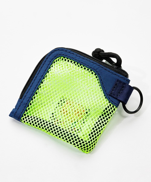 CRAZY CREEK（クレイジークリーク）の「CRAZY CREEK クレイジークリーク メッシュワレット Mサイズ（コインケース・メンズ・オレンジ/ライム・FREE）」の3枚目の写真