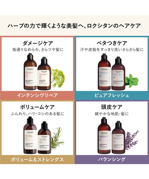 L'OCCITANE(ロクシタン)の「ボリューム&ストレングス トライアル トラベルサイズのシャンプー&コンディショナーセット(ヘアケアキット/ギフトセット・レディース・その他・FREE)」の4枚目の写真