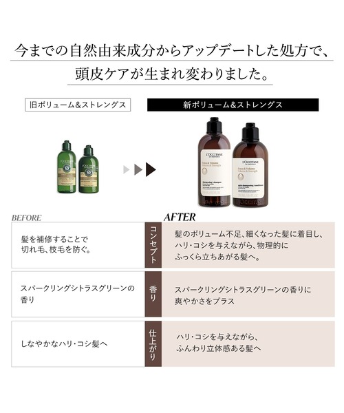 L'OCCITANE(ロクシタン)の「ボリューム&ストレングス トライアル トラベルサイズのシャンプー&コンディショナーセット(ヘアケアキット/ギフトセット・レディース・その他・FREE)」の9枚目の写真