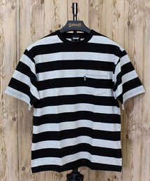 WIDE BORDER POCKET T-SHIRT/ワイドボーダー ポケットTシャツ