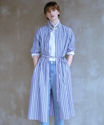 【洗える・接触冷感・UVケア】エステネージュ シャツ ワンピース