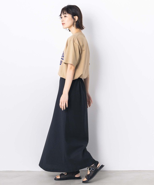 Gready Brilliant(グレディブリリアン)の「UNDERフロッキーTシャツ(Tシャツ/カットソー・レディース・ベージュ・M)」の3枚目の写真