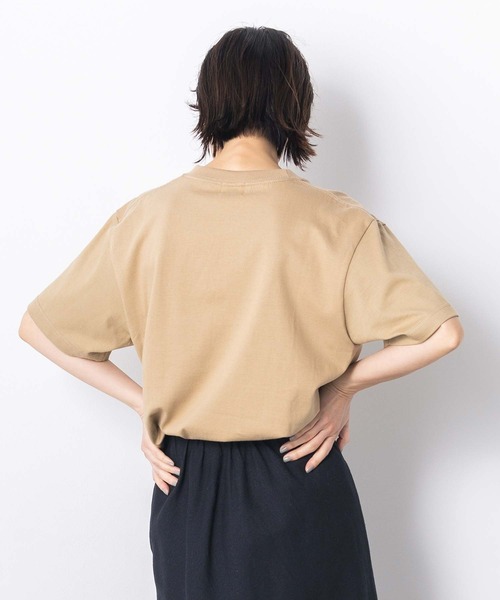 Gready Brilliant(グレディブリリアン)の「UNDERフロッキーTシャツ(Tシャツ/カットソー・レディース・ベージュ・M)」の8枚目の写真