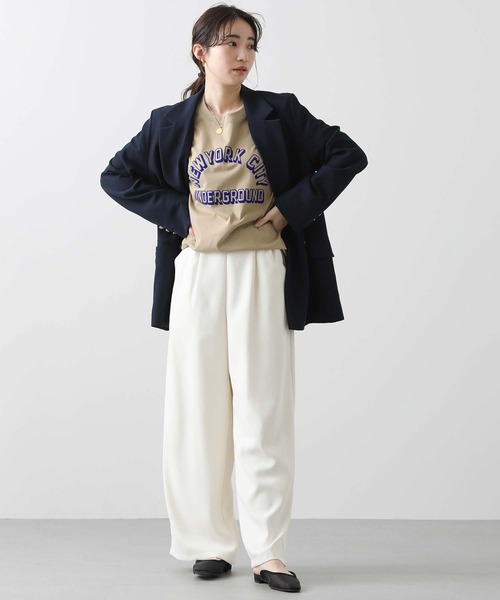 Gready Brilliant(グレディブリリアン)の「UNDERフロッキーTシャツ(Tシャツ/カットソー・レディース・ベージュ・M)」の22枚目の写真