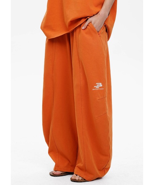 MASONPRINCE(メイソンプリンス)の「ルーズフィット シンプルロゴ スウェットパンツ XXK4329【MASONPRINCE】(スウェットパンツ・メンズ・ブラック/ライトブルー/アイボリー/ホワイト系その他/オレンジ・L/M/S/XL)」の5枚目の写真