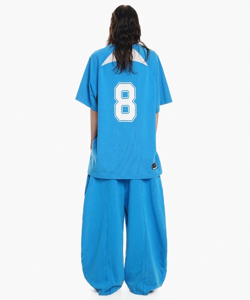 MASONPRINCE(メイソンプリンス)の「ルーズフィット シンプルロゴ スウェットパンツ XXK4329【MASONPRINCE】(スウェットパンツ・メンズ・ブラック/ライトブルー/アイボリー/ホワイト系その他/オレンジ・L/M/S/XL)」の10枚目の写真