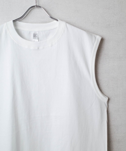 INNOCENT（イノセント）の「【DF001】【D-FACTORY】6.6オンス プレミアム コンフォート ノースリーブ（タンクトップ・メンズ・ブラック/ホワイト・LARGE/X-LARGE/MEDIUM）」の11枚目の写真
