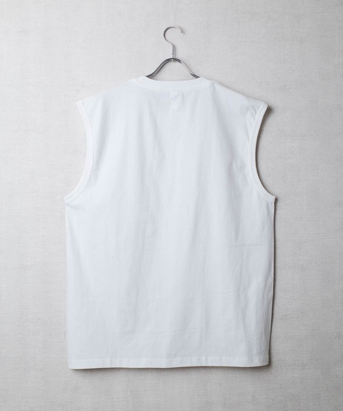 INNOCENT（イノセント）の「【DF001】【D-FACTORY】6.6オンス プレミアム コンフォート ノースリーブ（タンクトップ・メンズ・ブラック/ホワイト・LARGE/X-LARGE/MEDIUM）」の6枚目の写真