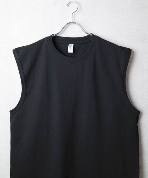 INNOCENT（イノセント）の「【DF001】【D-FACTORY】6.6オンス プレミアム コンフォート ノースリーブ（タンクトップ・メンズ・ブラック/ホワイト・LARGE/X-LARGE/MEDIUM）」の8枚目の写真