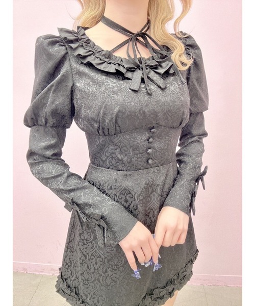 Ank Rouge（アンクルージュ）の「ジャガードドーリーワンピース