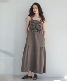 ESCAR | ■ESCAR フロントレースキャミワンピース(ワンピース)