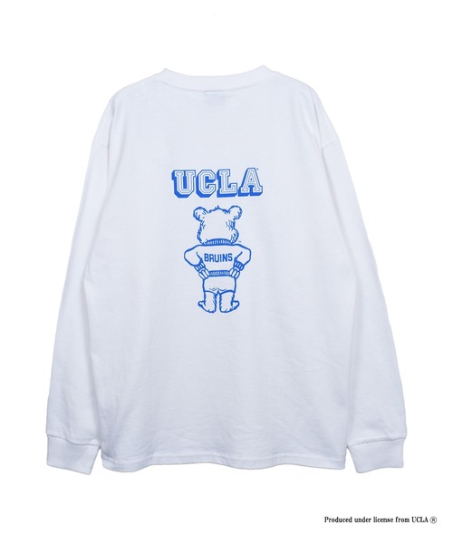 UCLA(ユーシーエルエー)の「【UCLA】 別注ロングスリーブプリントTEE ロンT(Tシャツ/カットソー・メンズ・トップグレー/ネイビー/ホワイト・2/3/4)」の10枚目の写真