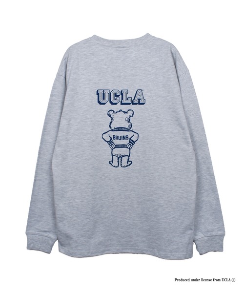 UCLA(ユーシーエルエー)の「【UCLA】 別注ロングスリーブプリントTEE ロンT(Tシャツ/カットソー・メンズ・トップグレー/ネイビー/ホワイト・2/3/4)」の9枚目の写真