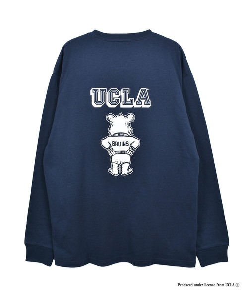 UCLA(ユーシーエルエー)の「【UCLA】 別注ロングスリーブプリントTEE ロンT(Tシャツ/カットソー・メンズ・トップグレー/ネイビー/ホワイト・2/3/4)」の8枚目の写真