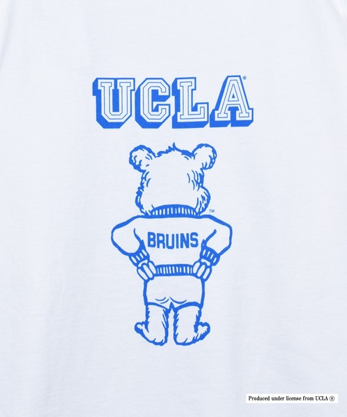 UCLA(ユーシーエルエー)の「【UCLA】 別注ロングスリーブプリントTEE ロンT(Tシャツ/カットソー・メンズ・トップグレー/ネイビー/ホワイト・2/3/4)」の5枚目の写真