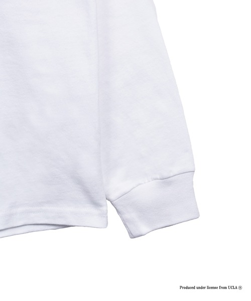 UCLA(ユーシーエルエー)の「【UCLA】 別注ロングスリーブプリントTEE ロンT(Tシャツ/カットソー・メンズ・トップグレー/ネイビー/ホワイト・2/3/4)」の4枚目の写真