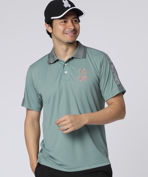 Psycho Bunny グリーン ポロシャツ Sサイズ