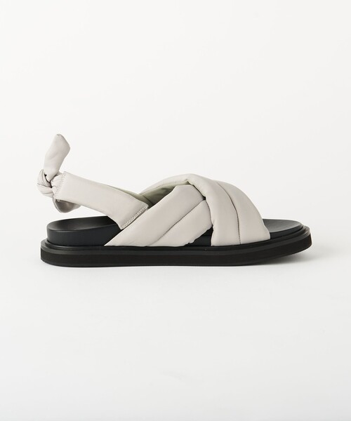 BEAUTY&YOUTH UNITED ARROWS(ビューティーアンドユースユナイテッドアローズ)の「バックリボンストラップ サンダル(サンダル・レディース・ブラック/ライトグレー・36/38/37)」の11枚目の写真