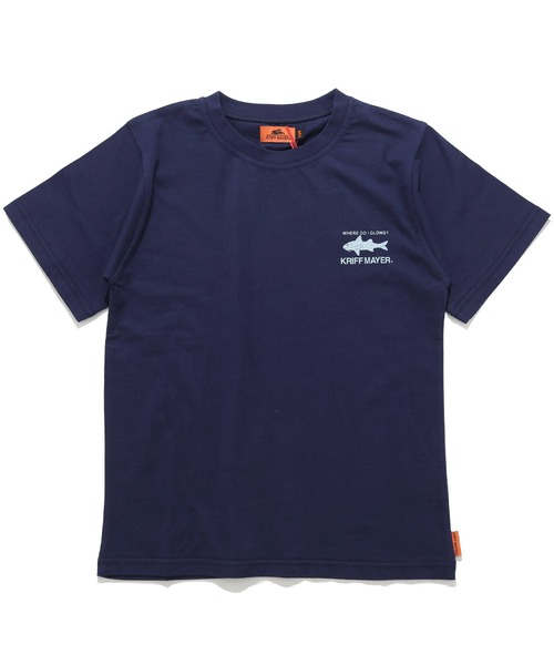 KRIFF MAYER Kid's Collection（クリフメイヤーキッズコレクション）の「【綿100％】光る！生き物Tシャツ（深海）（Tシャツ/カットソー・キッズ・ライトグリーン/ネイビー/オフホワイト/サックスブルー・150/140/130/120/170/160）」の14枚目の写真