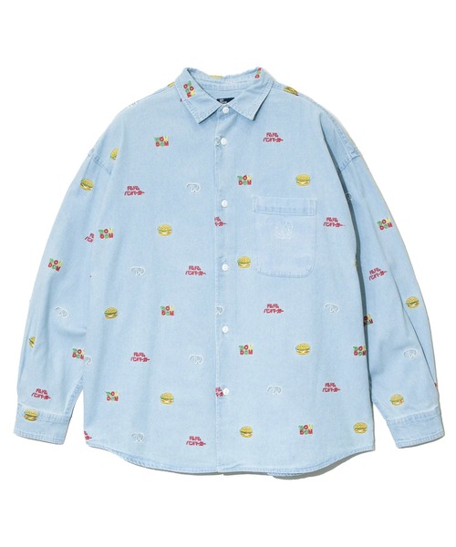 go slow caravan(ゴースローキャラバン)の「DOMDOM × gsc 綿レーヨンデニム L/Sシャツ(シャツ/ブラウス・メンズ・ダークインディゴブルー/ライトインディゴブルー・LARGE/X-LARGE/MEDIUM)」の19枚目の写真