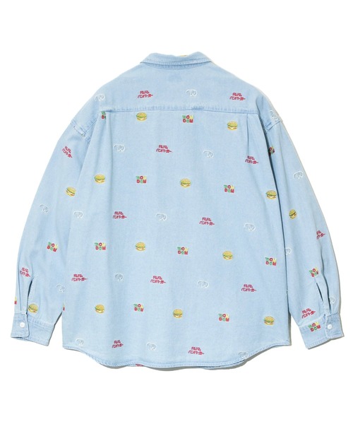 go slow caravan(ゴースローキャラバン)の「DOMDOM × gsc 綿レーヨンデニム L/Sシャツ(シャツ/ブラウス・メンズ・ダークインディゴブルー/ライトインディゴブルー・LARGE/X-LARGE/MEDIUM)」の18枚目の写真