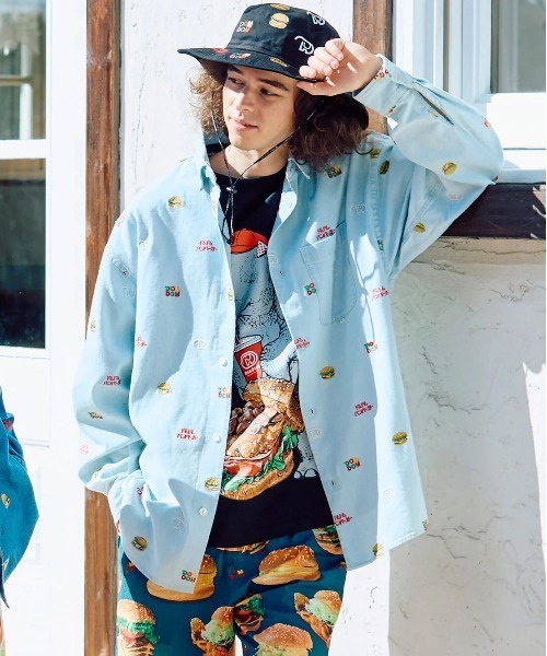 go slow caravan(ゴースローキャラバン)の「DOMDOM × gsc 綿レーヨンデニム L/Sシャツ(シャツ/ブラウス・メンズ・ダークインディゴブルー/ライトインディゴブルー・LARGE/X-LARGE/MEDIUM)」の17枚目の写真