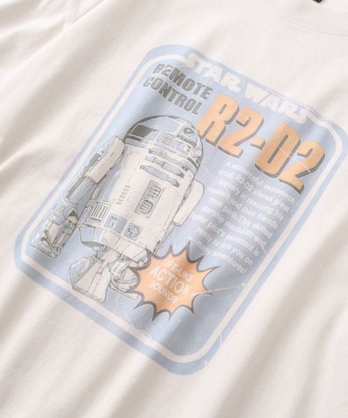 STAR WARS（スターウォーズ）の「【STAR WARS/スターウォーズ】ヴィンテージライクフォトプリントTシャツ（Tシャツ/カットソー・メンズ・ブラック系2/ホワイト系/ホワイト系1/スミクロ/ブラック系/ブラック系1/アイボリー/ホワイト系2・L/LL/M）」の14枚目の写真