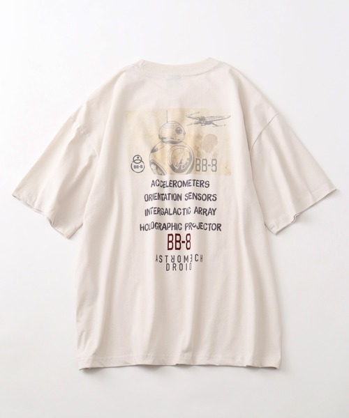 STAR WARS（スターウォーズ）の「【STAR WARS/スターウォーズ】ヴィンテージライクフォトプリントTシャツ（Tシャツ/カットソー・メンズ・ブラック系2/ホワイト系/ホワイト系1/スミクロ/ブラック系/ブラック系1/アイボリー/ホワイト系2・L/LL/M）」の16枚目の写真