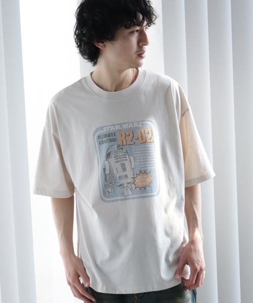 STAR WARS（スターウォーズ）の「【STAR WARS/スターウォーズ】ヴィンテージライクフォトプリントTシャツ（Tシャツ/カットソー・メンズ・ブラック系2/ホワイト系/ホワイト系1/スミクロ/ブラック系/ブラック系1/アイボリー/ホワイト系2・L/LL/M）」の11枚目の写真