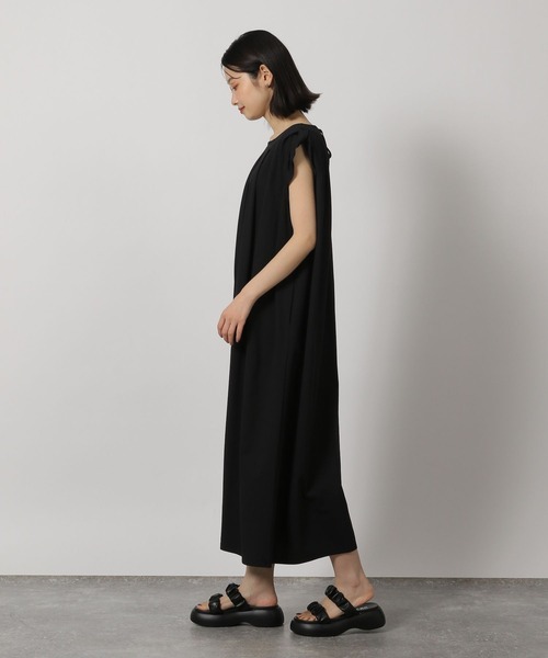 LAKOLE（ラコレ）の「【多機能ウェア】ラッシュガードタックワンピース / 291818（ワンピース・レディース・モカ/ブラック・FREE）」の3枚目の写真