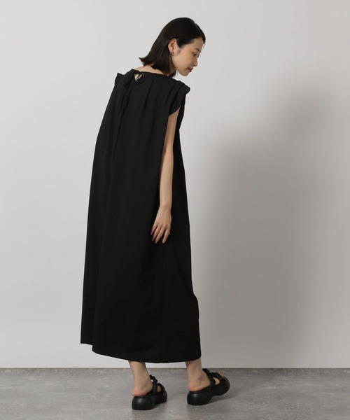 LAKOLE（ラコレ）の「【多機能ウェア】ラッシュガードタックワンピース / 291818（ワンピース・レディース・モカ/ブラック・FREE）」の4枚目の写真