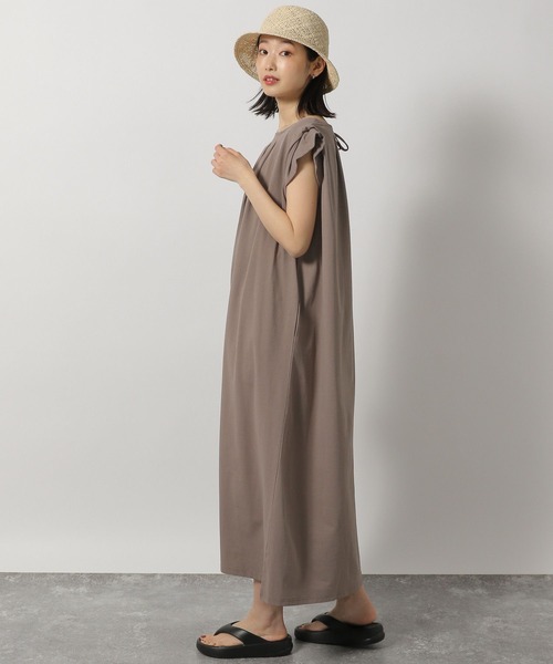 LAKOLE（ラコレ）の「【多機能ウェア】ラッシュガードタックワンピース / 291818（ワンピース・レディース・モカ/ブラック・FREE）」の6枚目の写真