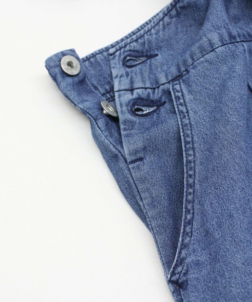 RNA-N（アールエヌエーエヌ）の「D1672 ＶＩＮＴＡＧＥ　ＦＩＮＩＳＨサロペット（スカート・レディース・ブルー系その他/キナリ/ワンウォッシュ・FREE）」の14枚目の写真