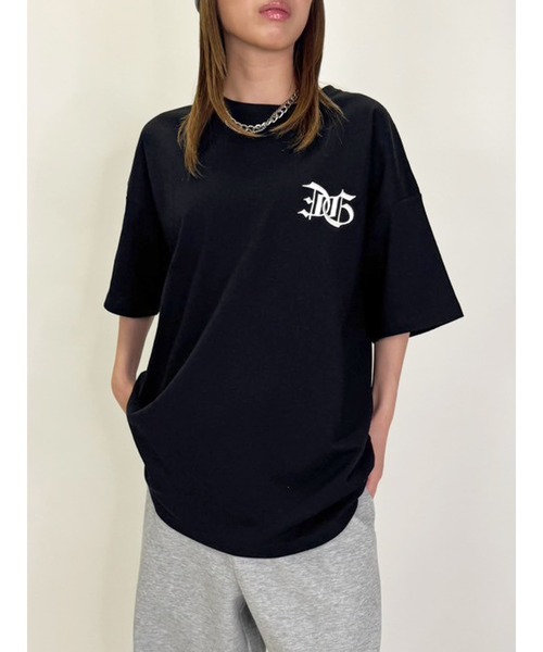 EGOIST（エゴイスト）の「BIG刺繍ユニセックスTシャツⅢ（Tシャツ/カットソー・レディース・パープル/ホワイト/ブラック・FREE）」の3枚目の写真