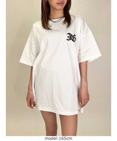 EGOIST（エゴイスト）の「BIG刺繍ユニセックスTシャツⅢ（Tシャツ/カットソー・レディース・パープル/ホワイト/ブラック・FREE）」の20枚目の写真