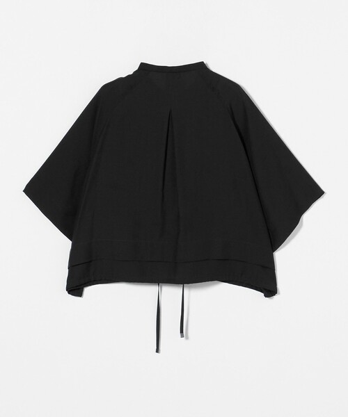 green label relaxing（グリーンレーベルリラクシング）の「シアー バンドカラー ショートスリーブ シャツ（シャツ/ブラウス・レディース・ブラック/ライトピンク/オフホワイト・FREE）」の14枚目の写真