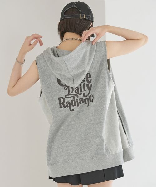 パーカー 「UNISEX/選べる着丈」ロゴウラケフーディー レディース メンズ UNISEX/選べる着丈】ロゴウラケフーディー（パーカー）｜Anui