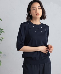 GALLORIA（ギャローリア）の「ちらしビジューニット（ニット/セーター）」