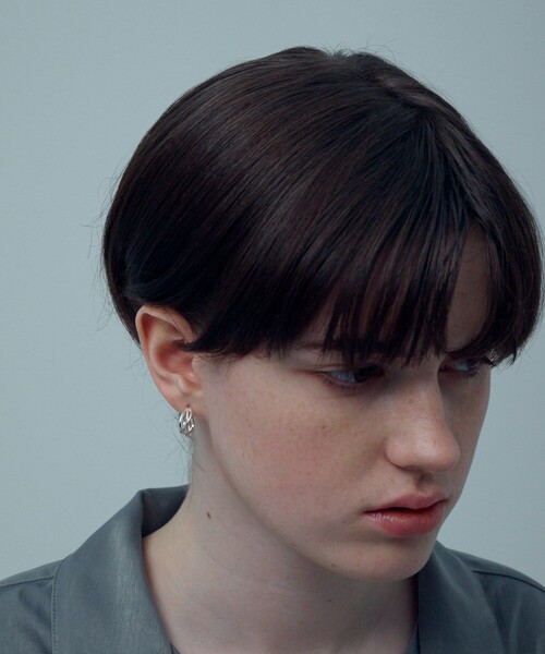 and cloud(アンドクラウド)の「Ink Helical Pierce(ピアス(両耳用)・レディース・シルバー・FREE)」の3枚目の写真