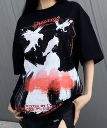 Achic（アシック）の「プリント半袖Tシャツトップス（Tシャツ/カットソー）」