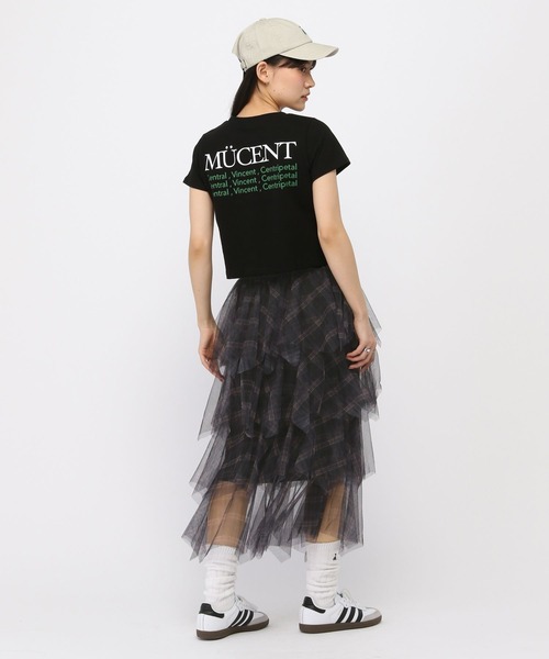 3.3 Field Trip （3.3フィールドトリップ）の「3.3 Field Trip／チェックフリルスカート（スカート・レディース・ネイビー/ブラック・FREE）」の14枚目の写真