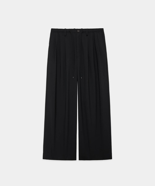 TRIPLE PLEATED EASY TROUSERS（スラックス）｜markaware