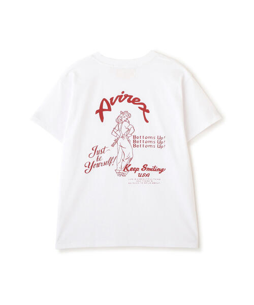 tシャツ PINUP GIRL T-SHIRT/ピンナップガールTシャツ レディース WEB&DEPOT限定》PINUP GIRL T-SHIRT 'BLUE ANGELS' / ピンナップ