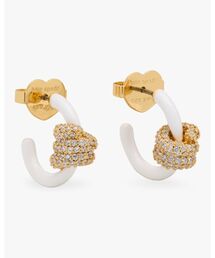 国内直営【kate spade】ダブル ノット パヴェ ピアス ダブル ノット ピアス | ピアス | ケイト・スペードニューヨーク
